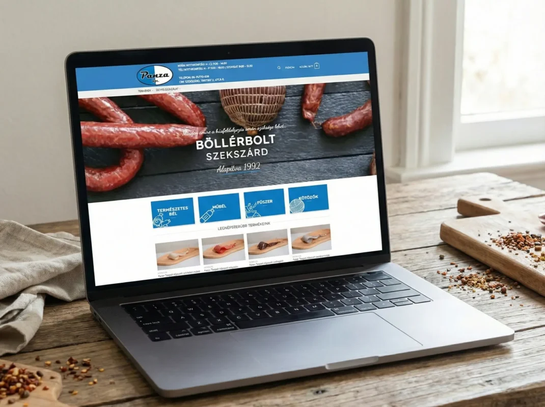 webáruház készítése